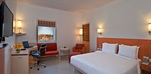 Ropa de cama de alta calidad y minibar 