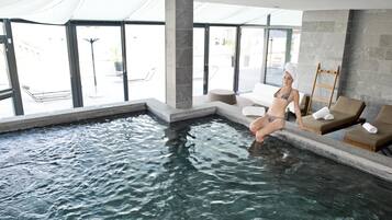 Sauna seca, banheira de hidromassagem, sauna a vapor, banho turco/hammam