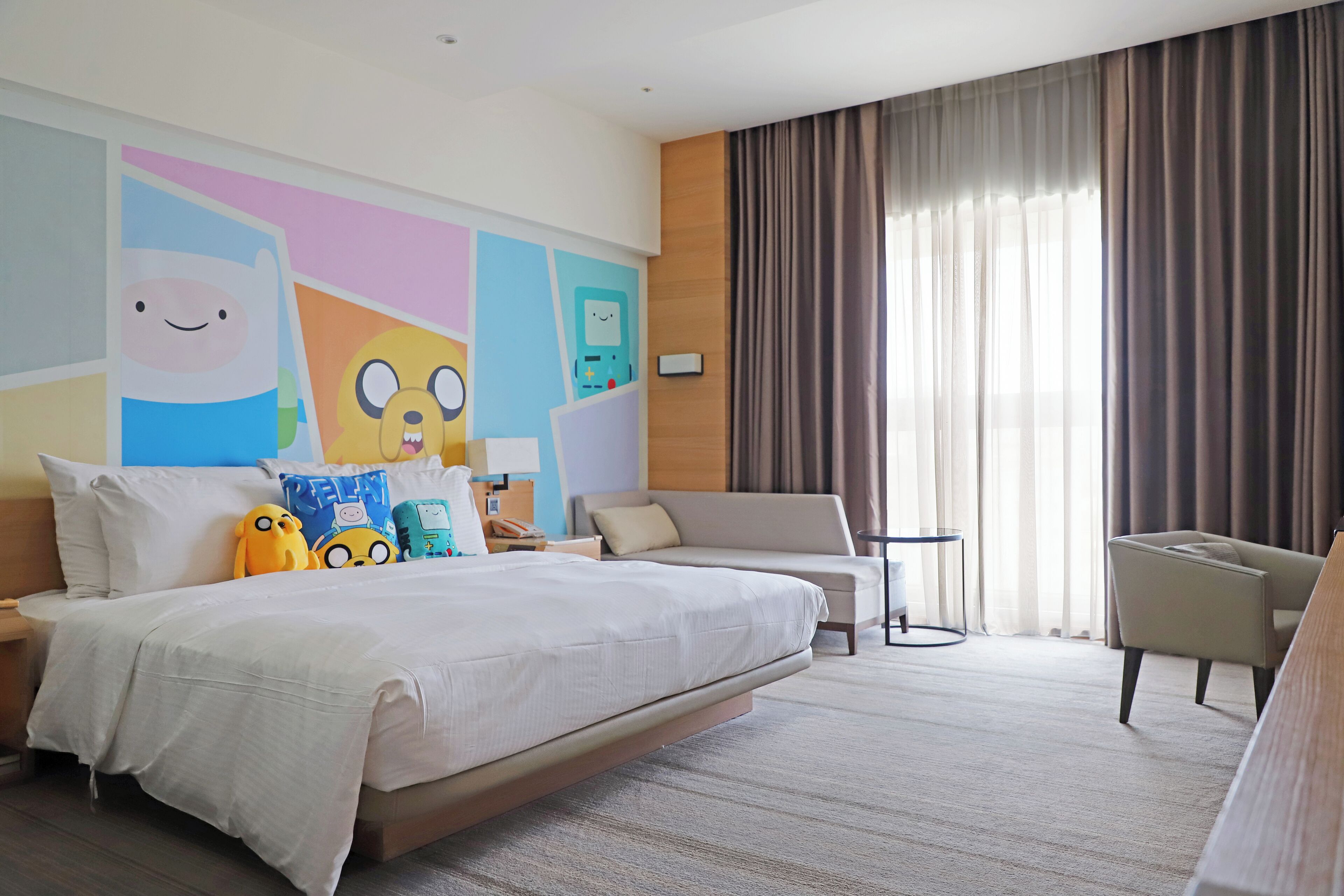 Quarto casal conforto (Cartoon Network) | Vista do quarto