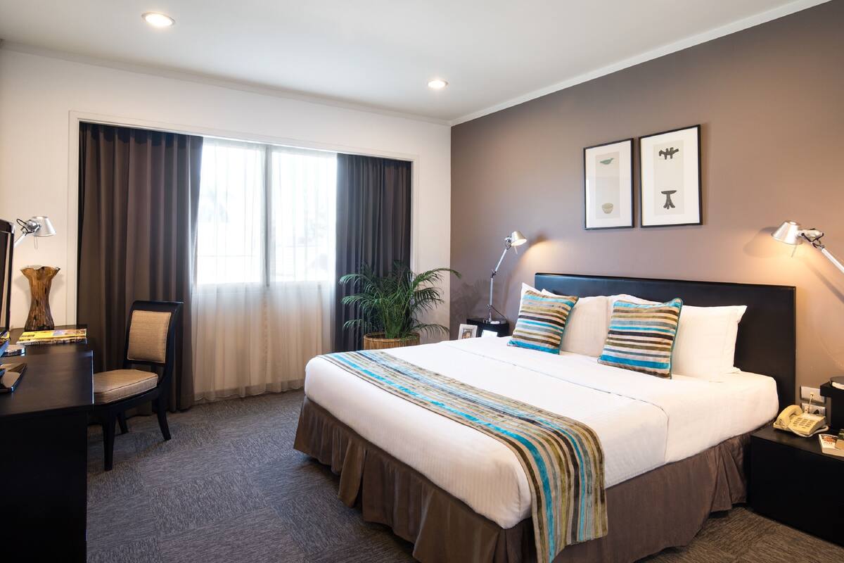 In-room safe, desk, blackout drapes, iron/ironing board