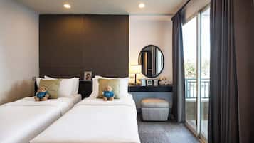 Executive Room, 2 Bedrooms | In-room safe, desk, blackout curtains, iron/ironing board