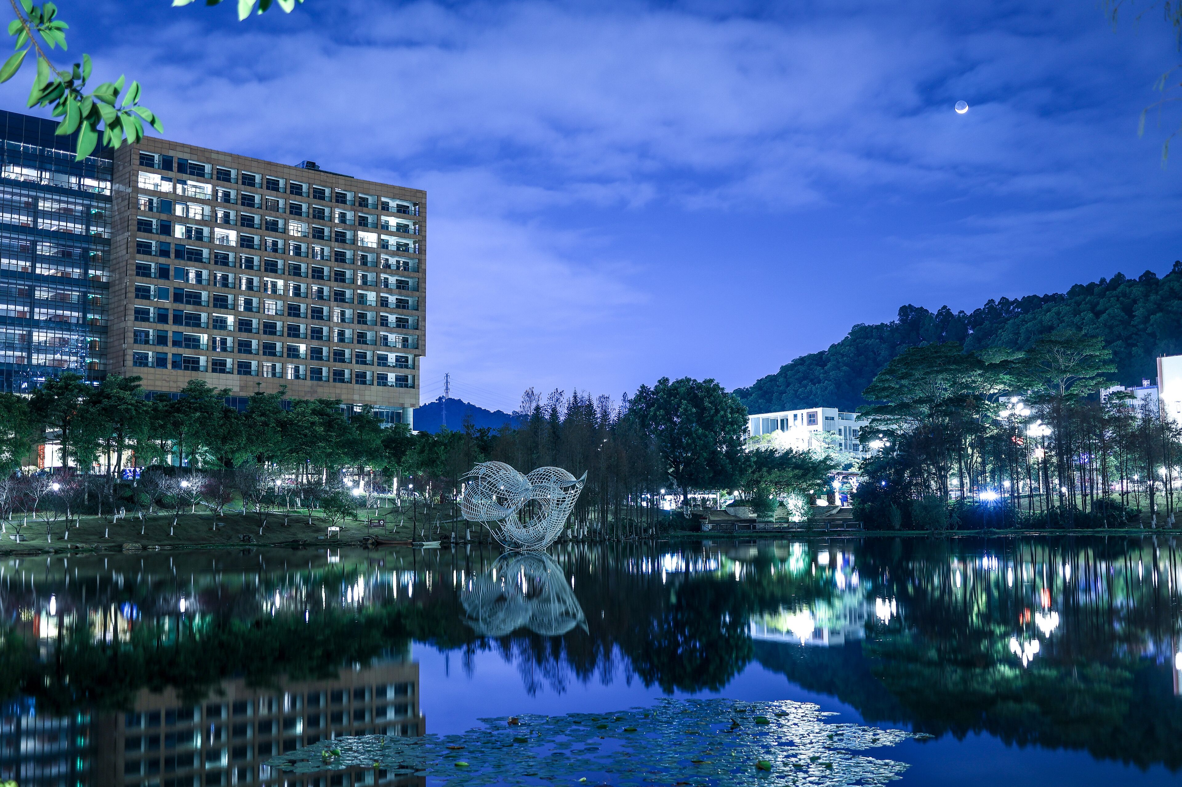 front of property – evening/night