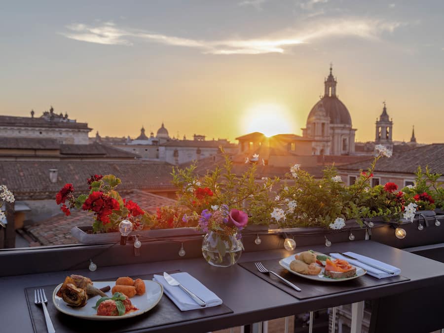 Rooftop terrace