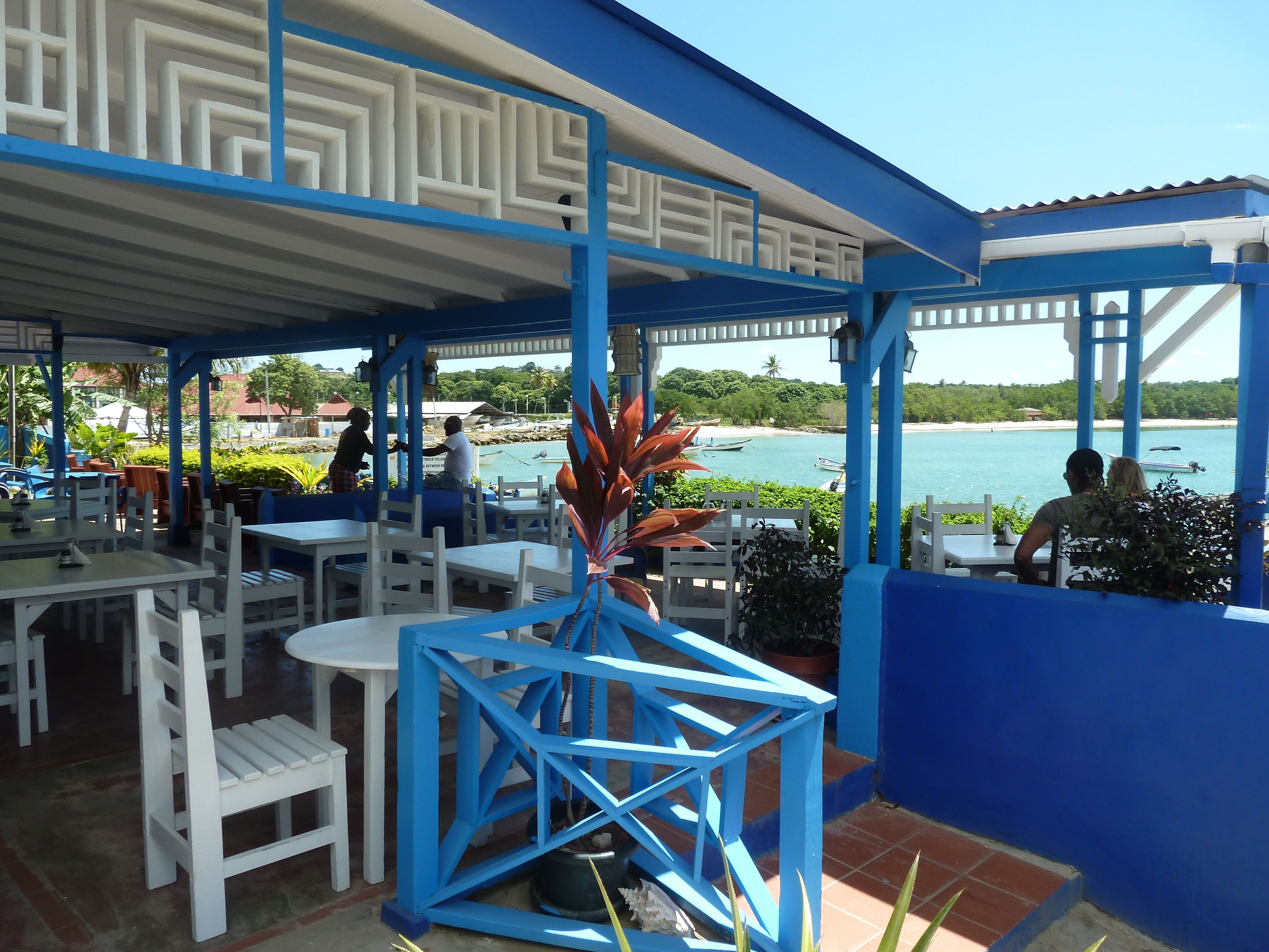 Breakfast, lunch served; local and international cuisine, beach views 