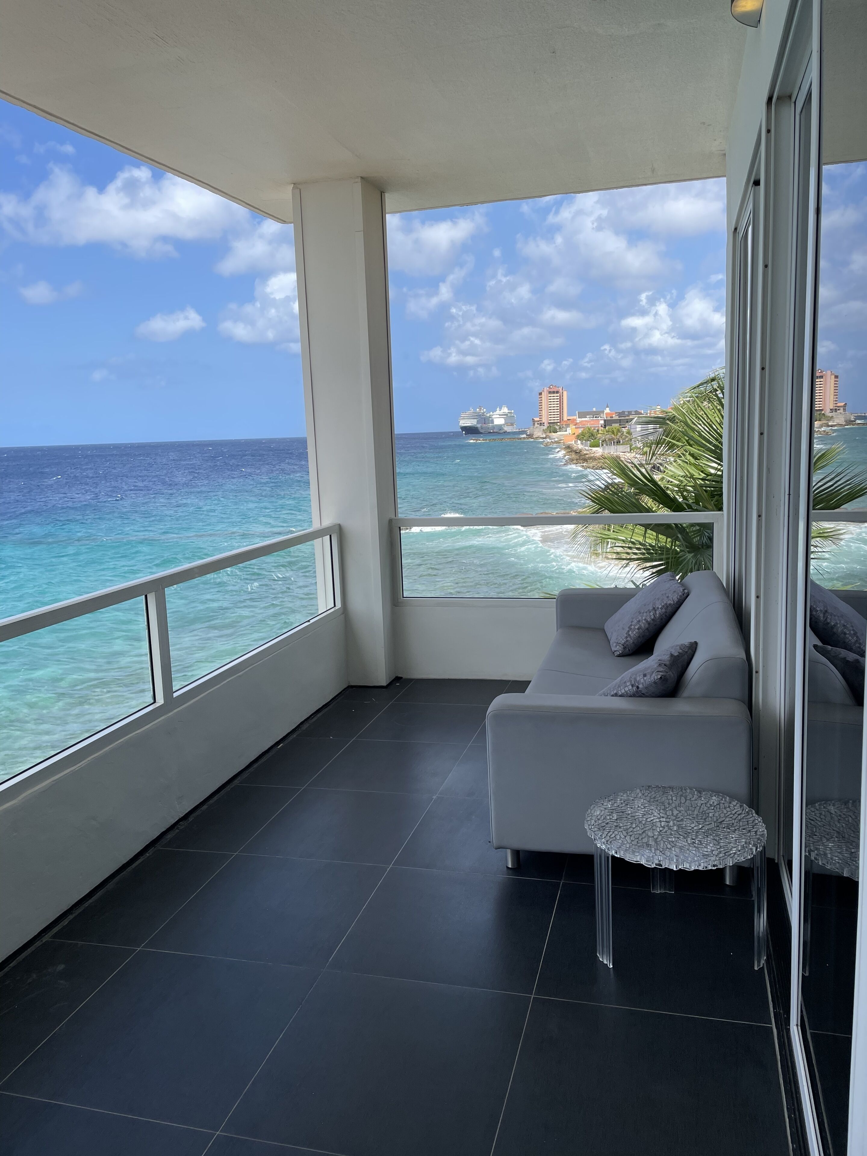 Suite Junior, tepi laut | Teras/patio