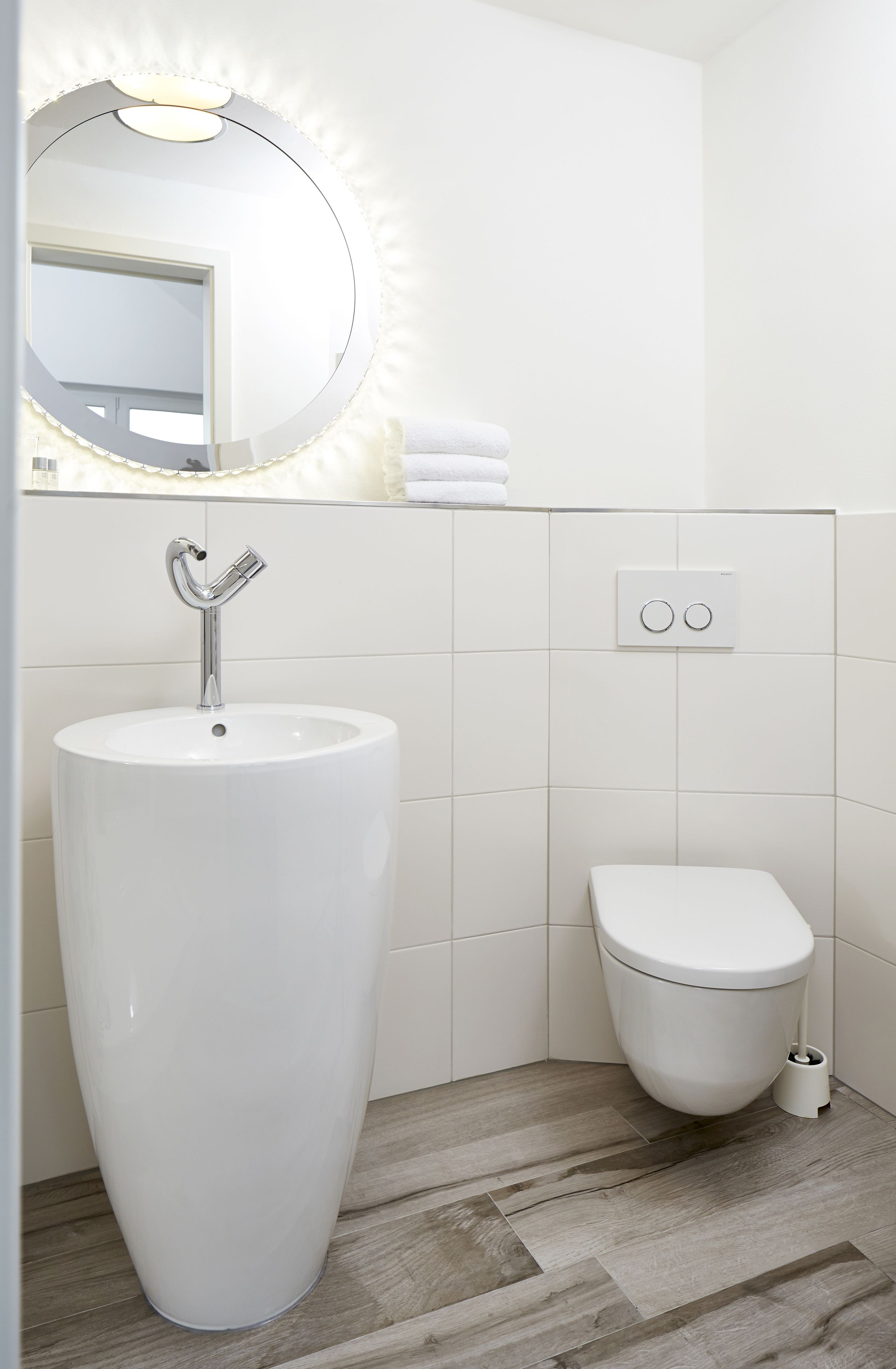 eco-friendly toiletries, hair dryer, slippers, towels