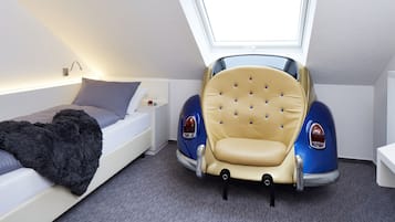 Allergivenligt sengetøj, minibar, individuelt design