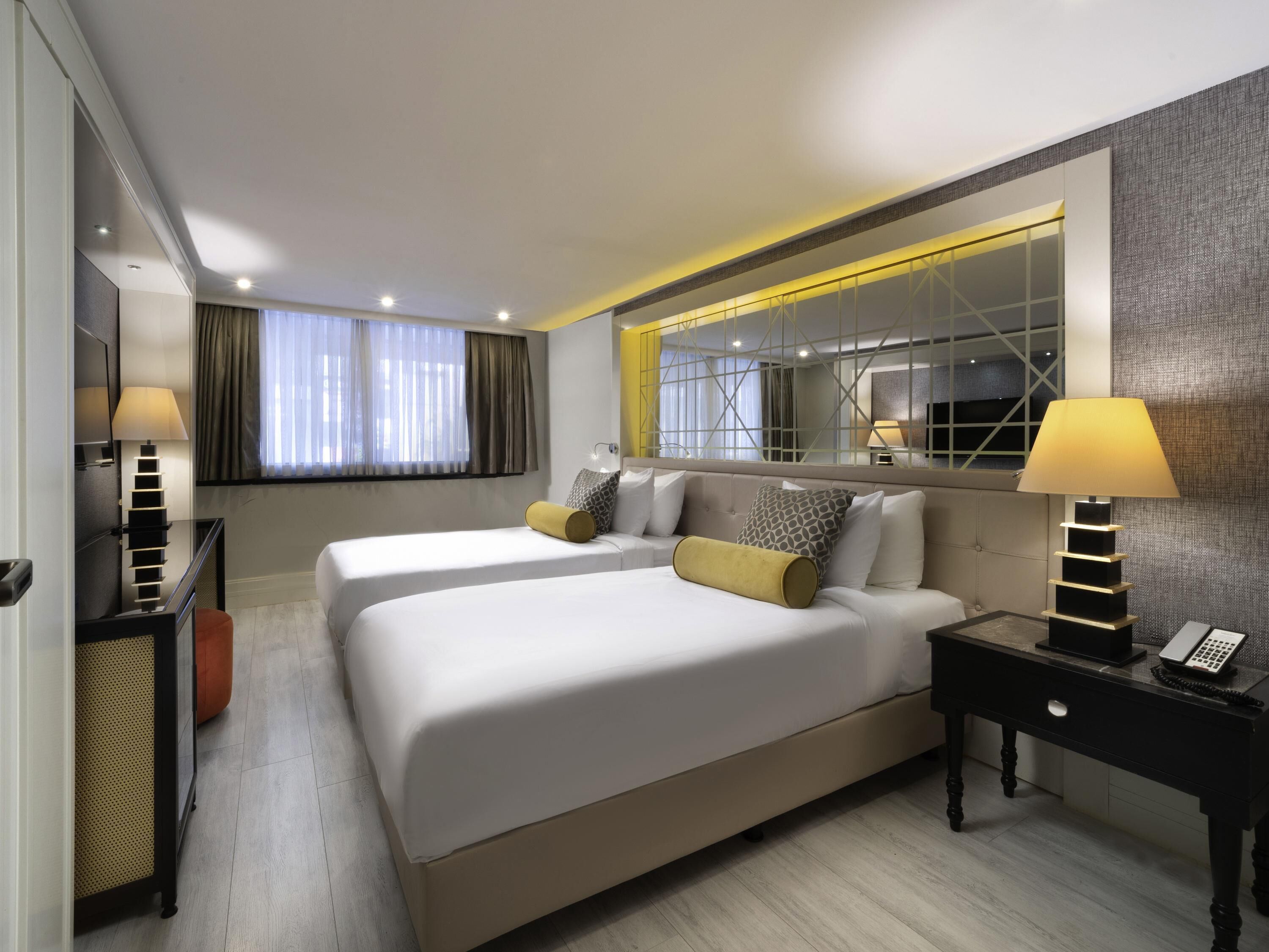 防过敏的被褥、迷你吧、客房内保险箱、隔音