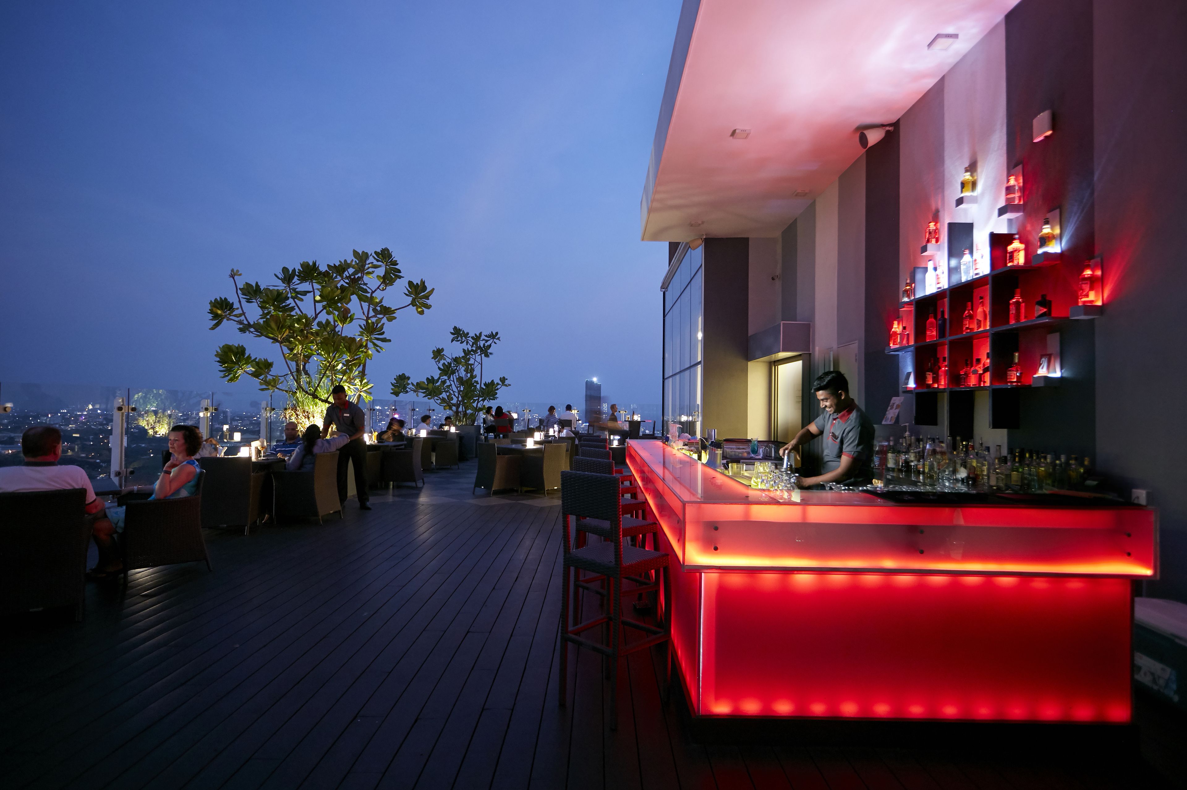 Rooftop bar