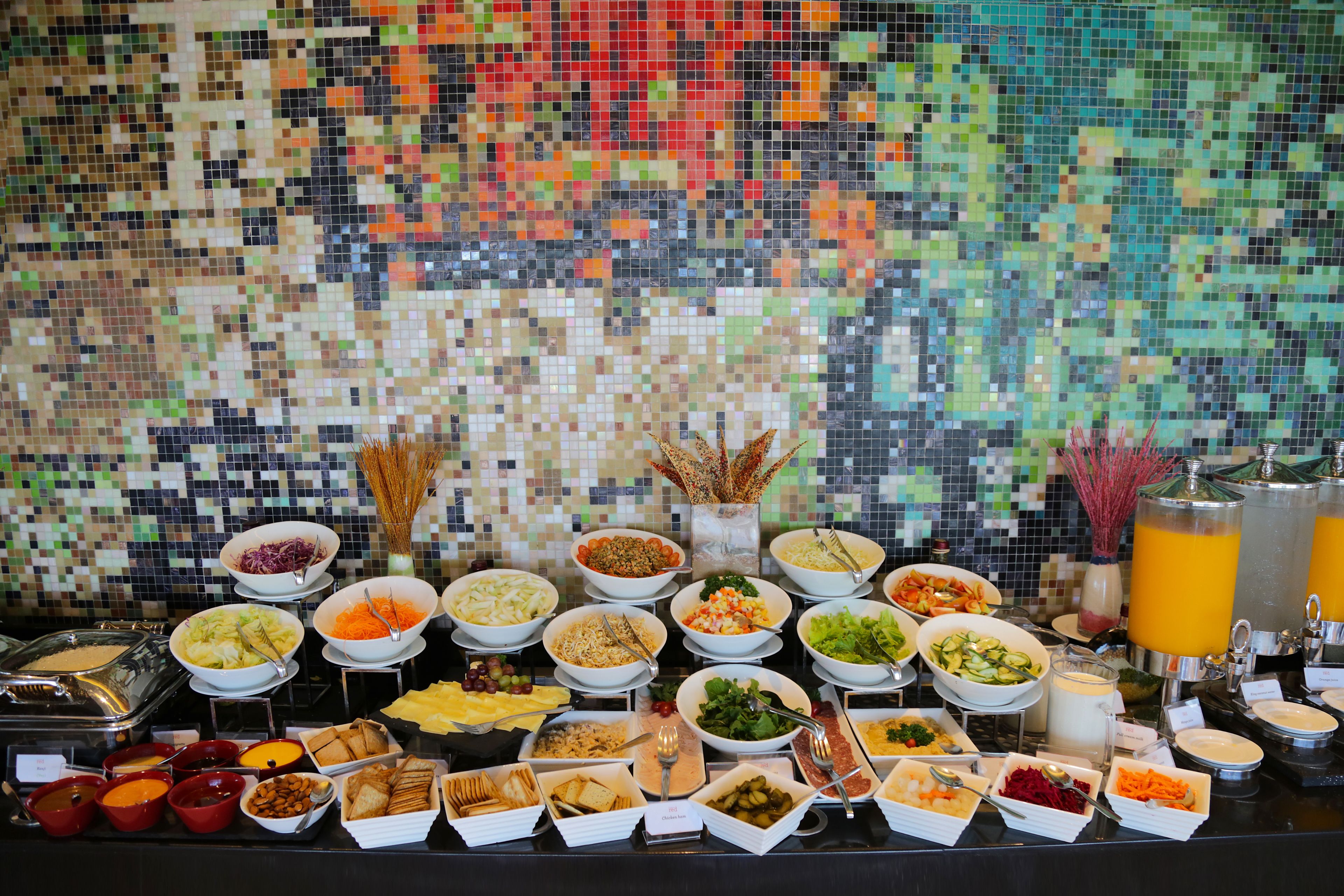 daily buffet breakfast (usd 14.78 per person)