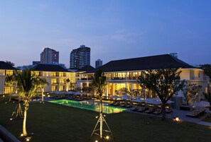 Front of property - evening/night