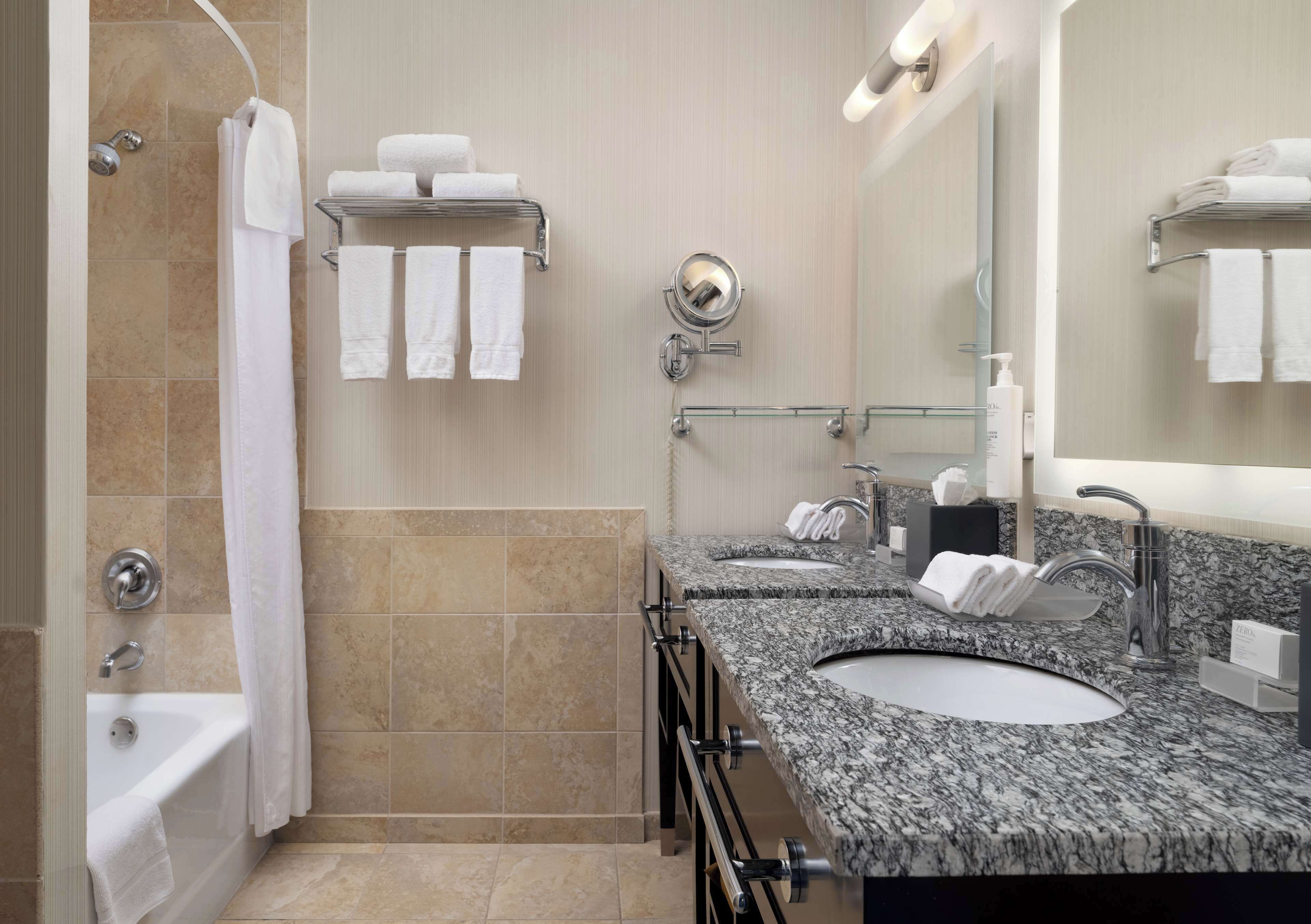 premium suite, 1 bedroom, non smoking | bathroom | shower, free toiletries, hair dryer, bathrobes