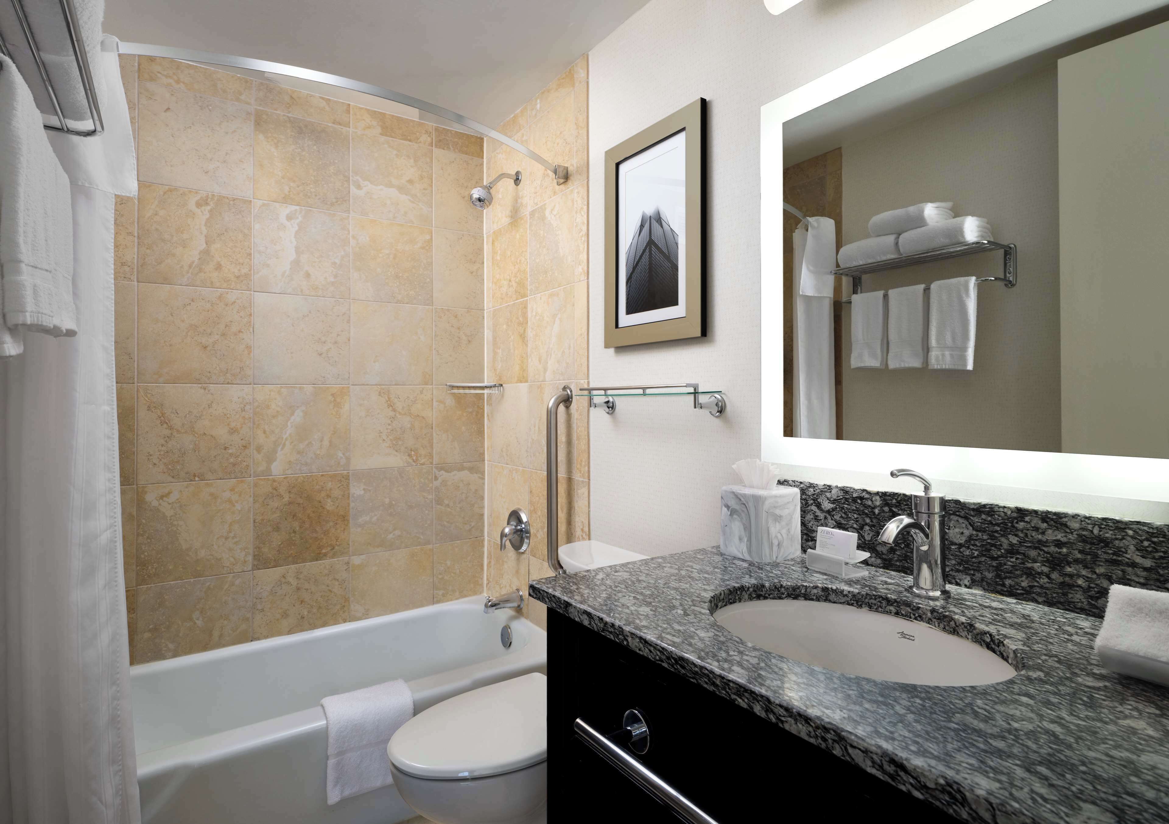 shower, free toiletries, hair dryer, bathrobes