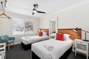 Three Bedroom Cottage | Desk, iron/ironing board, bed sheets