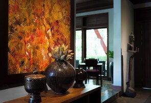 Sala de estar en el lobby