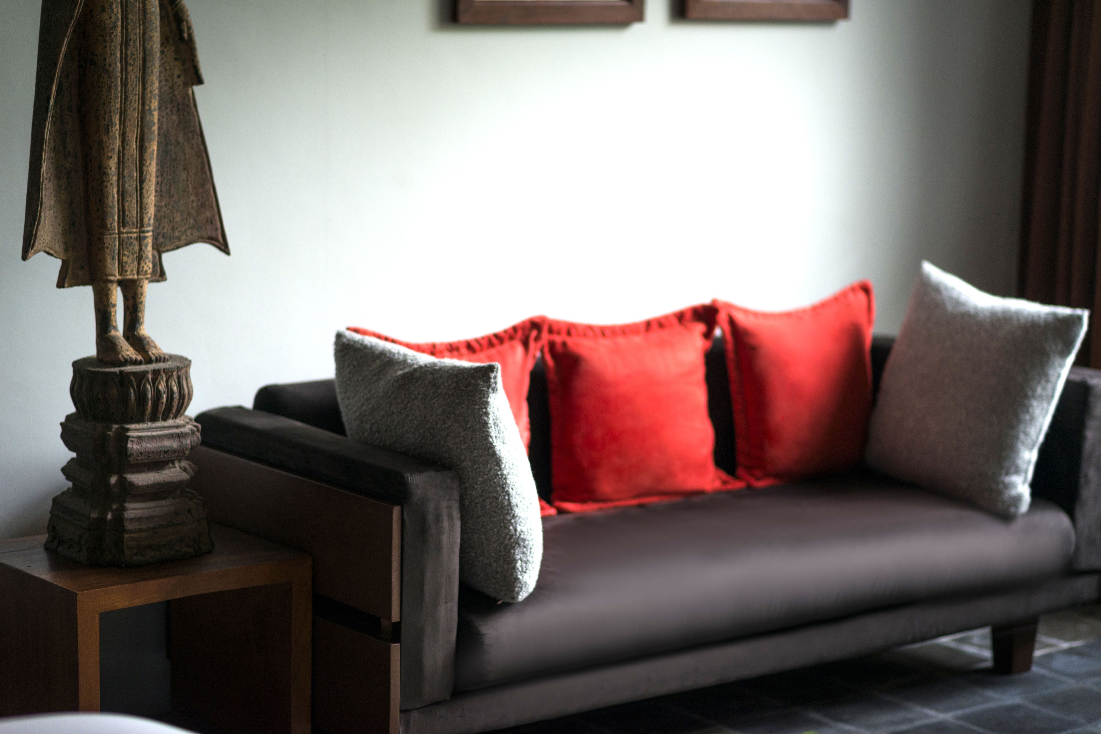 suite pool view | frette italian sheets, premium bedding, down duvets, pillow-top beds