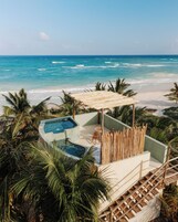 Heitur pottur utandyra