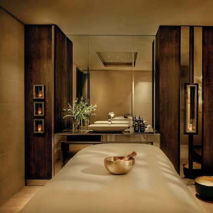 Sauna, steam room, body treatments, hot stone massages