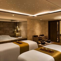 Sauna, steam room, body treatments, hot stone massages
