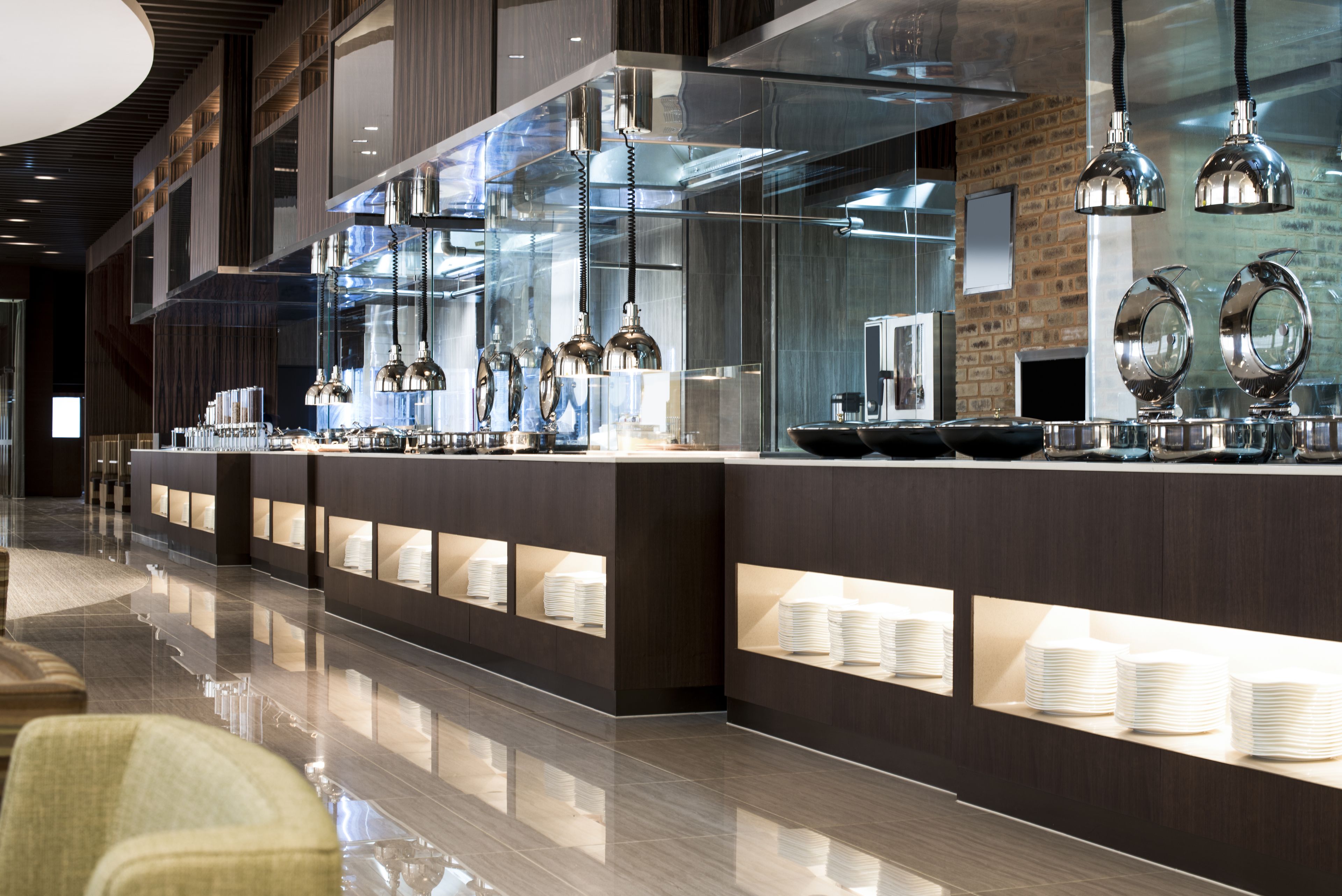 breakfast, lunch and dinner served