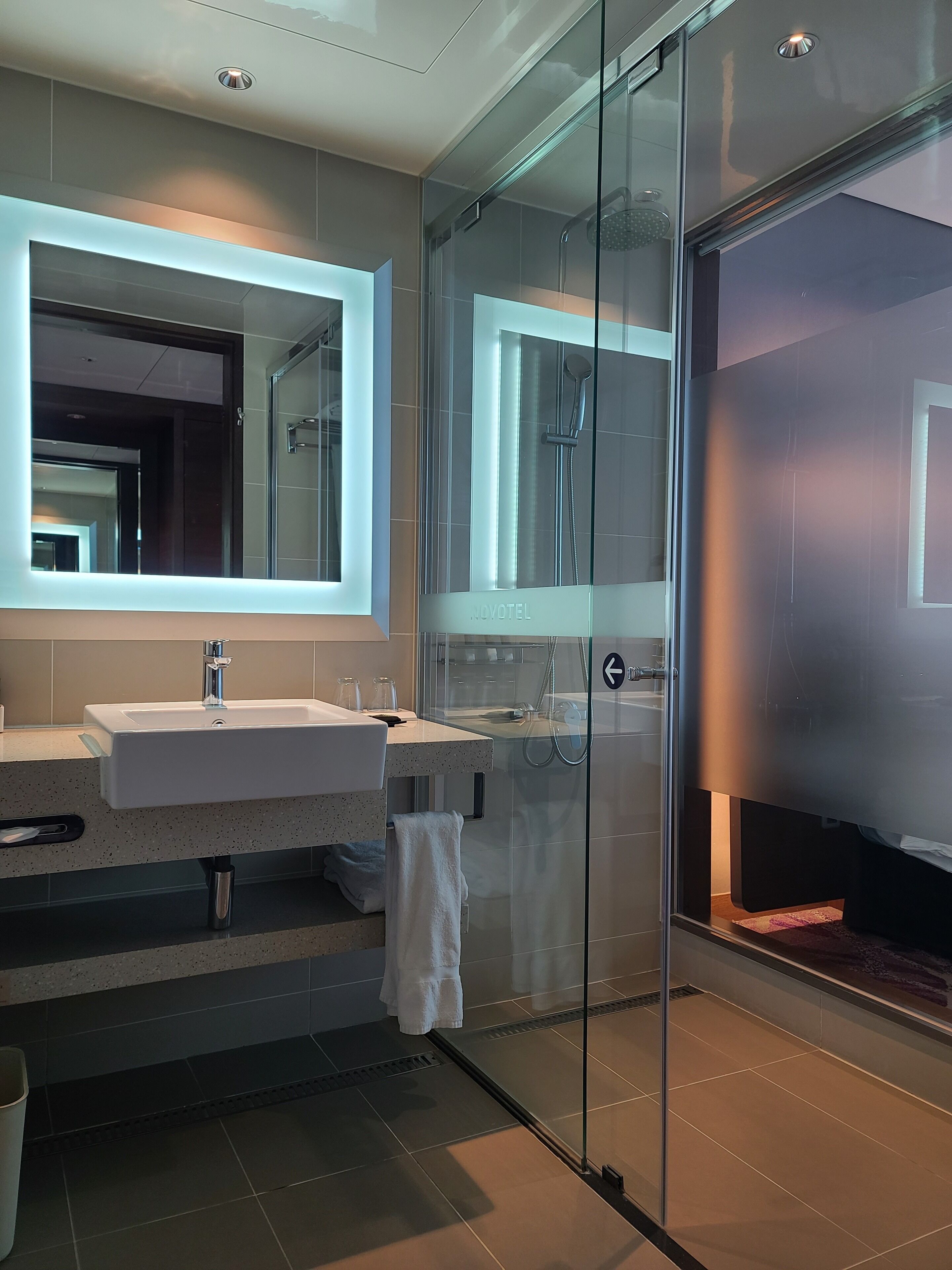 eco-friendly toiletries, hair dryer, bathrobes, slippers