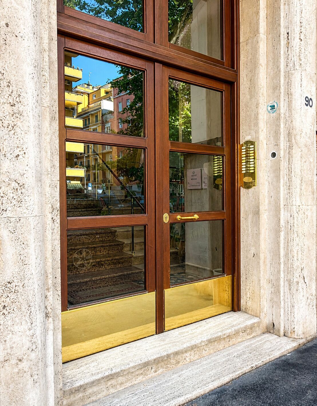 Entrée de l’hébergement