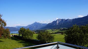 Blick von der Unterkunft