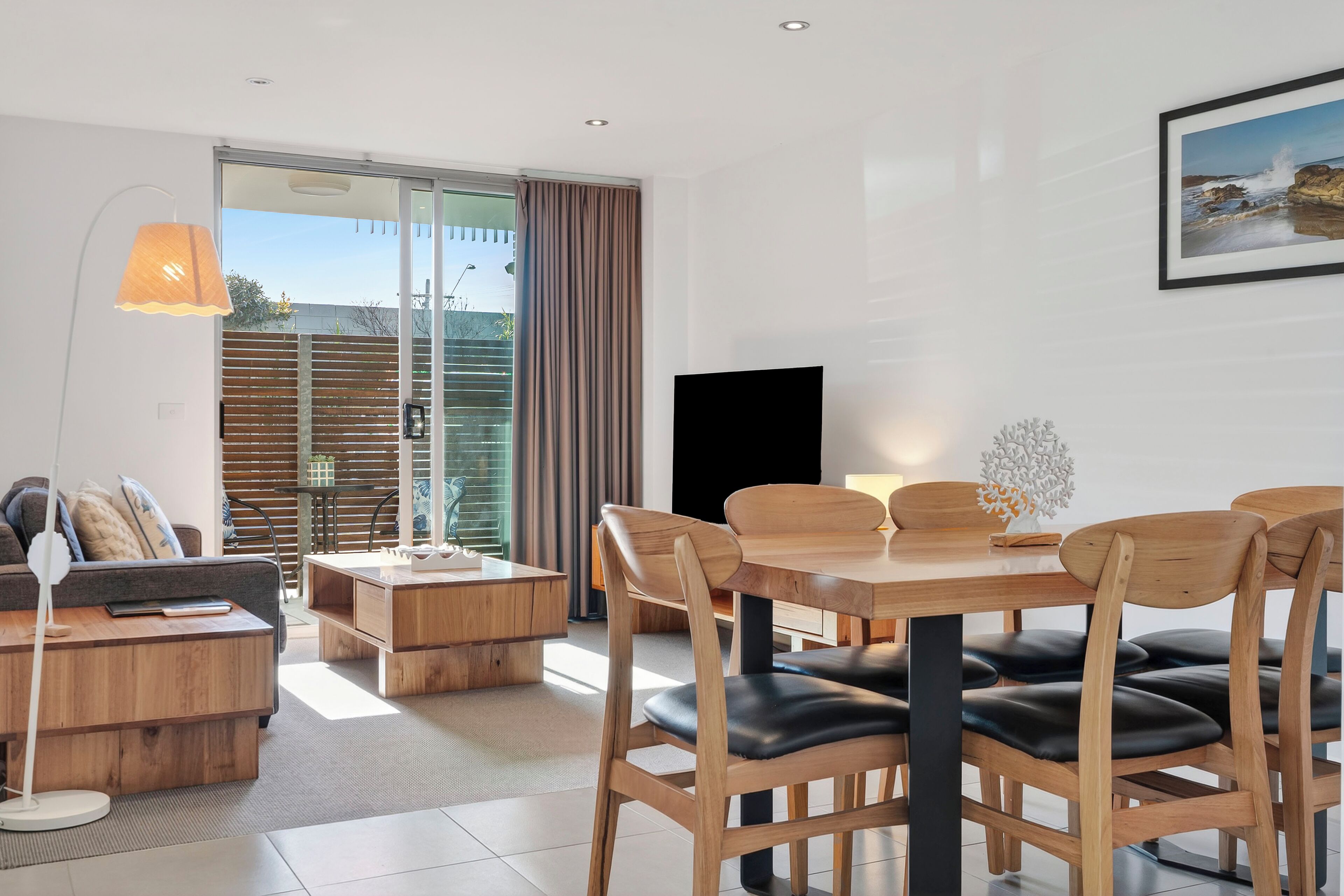 Two Bedroom Apartment - Ground Floor | Living area | 50-inch flat-screen TV with digital channels, plasma TV, Netflix