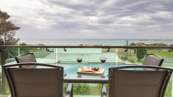 Penthouselejlighed - 2 soveværelser - havudsigt | Balkon