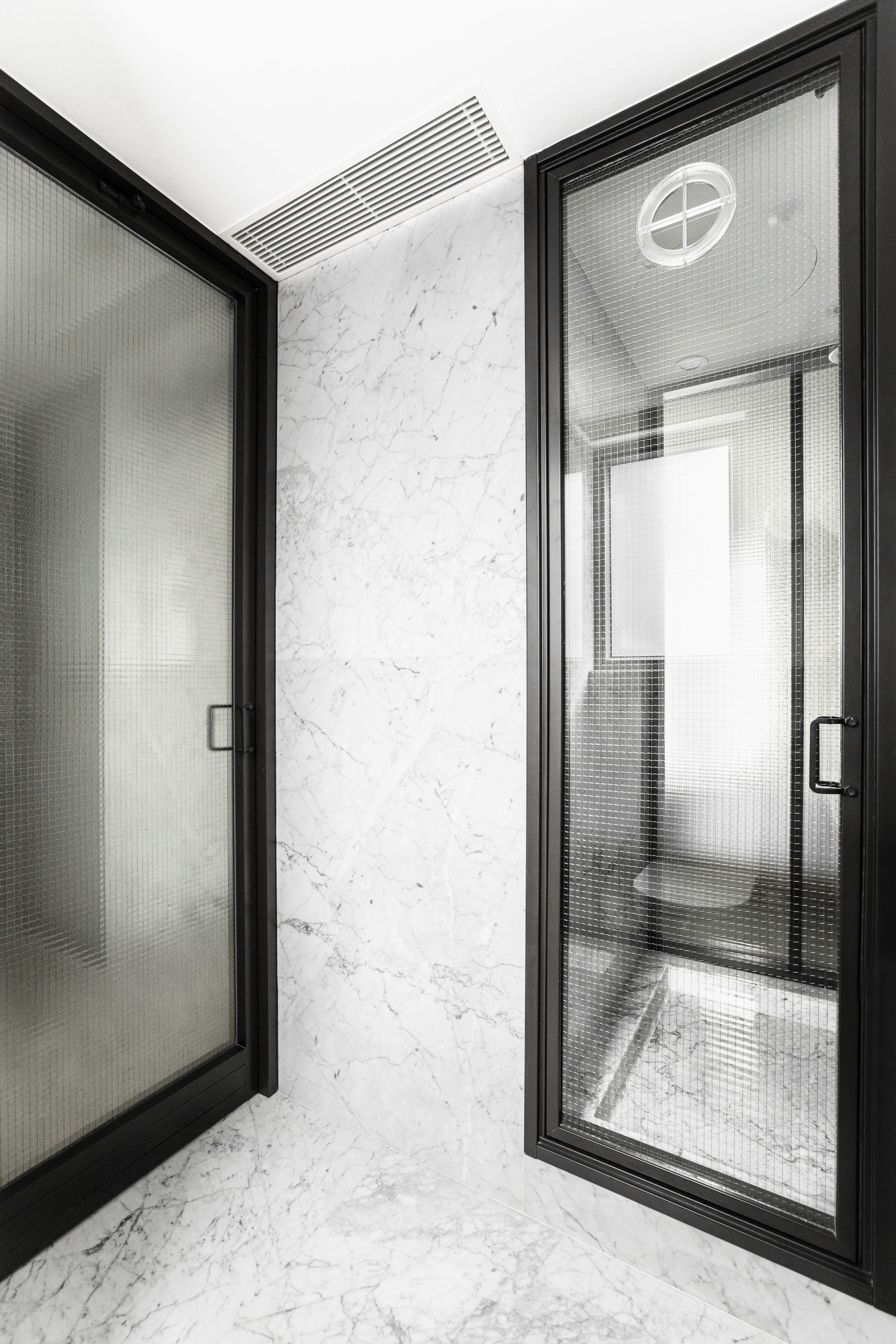 shower, designer toiletries, hair dryer, slippers