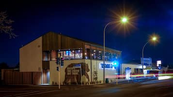 Front of property – evening/night
