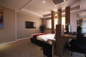 Desk, rollaway beds, free WiFi - Apsan Business Hotel (Daegu)
