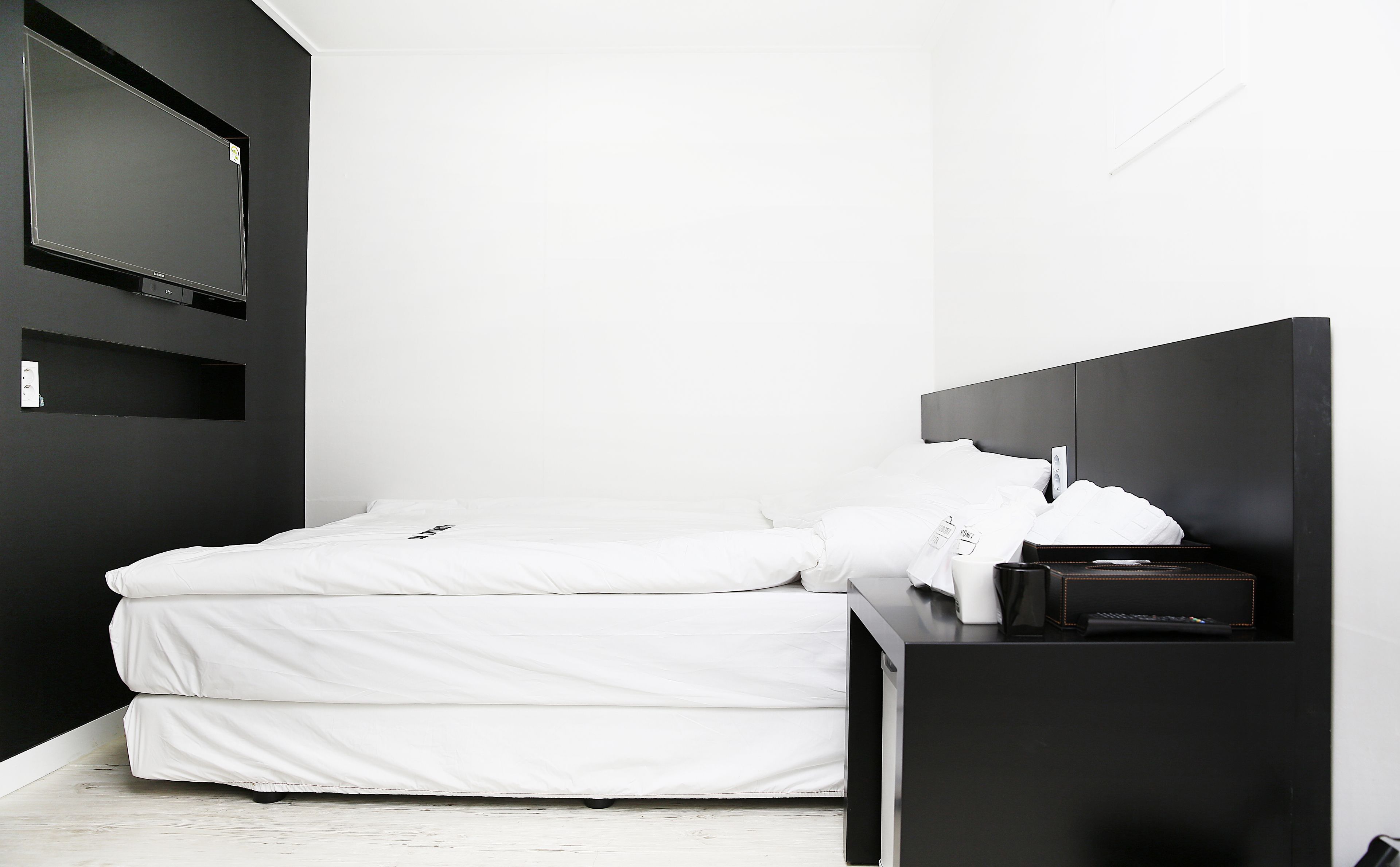 Blackout curtains, iron/ironing board, free WiFi, bed sheets