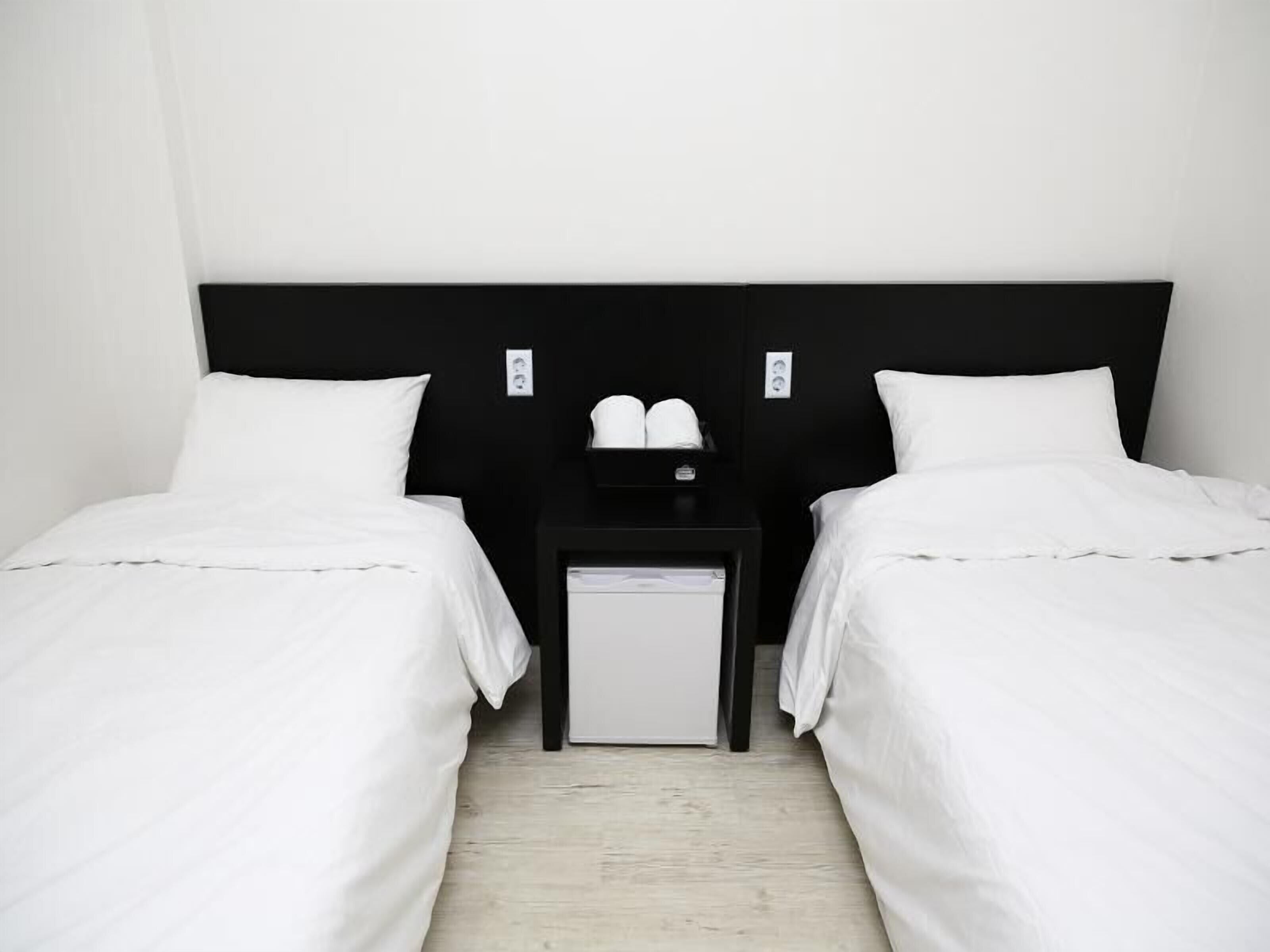 Blackout curtains, iron/ironing board, free WiFi, bed sheets