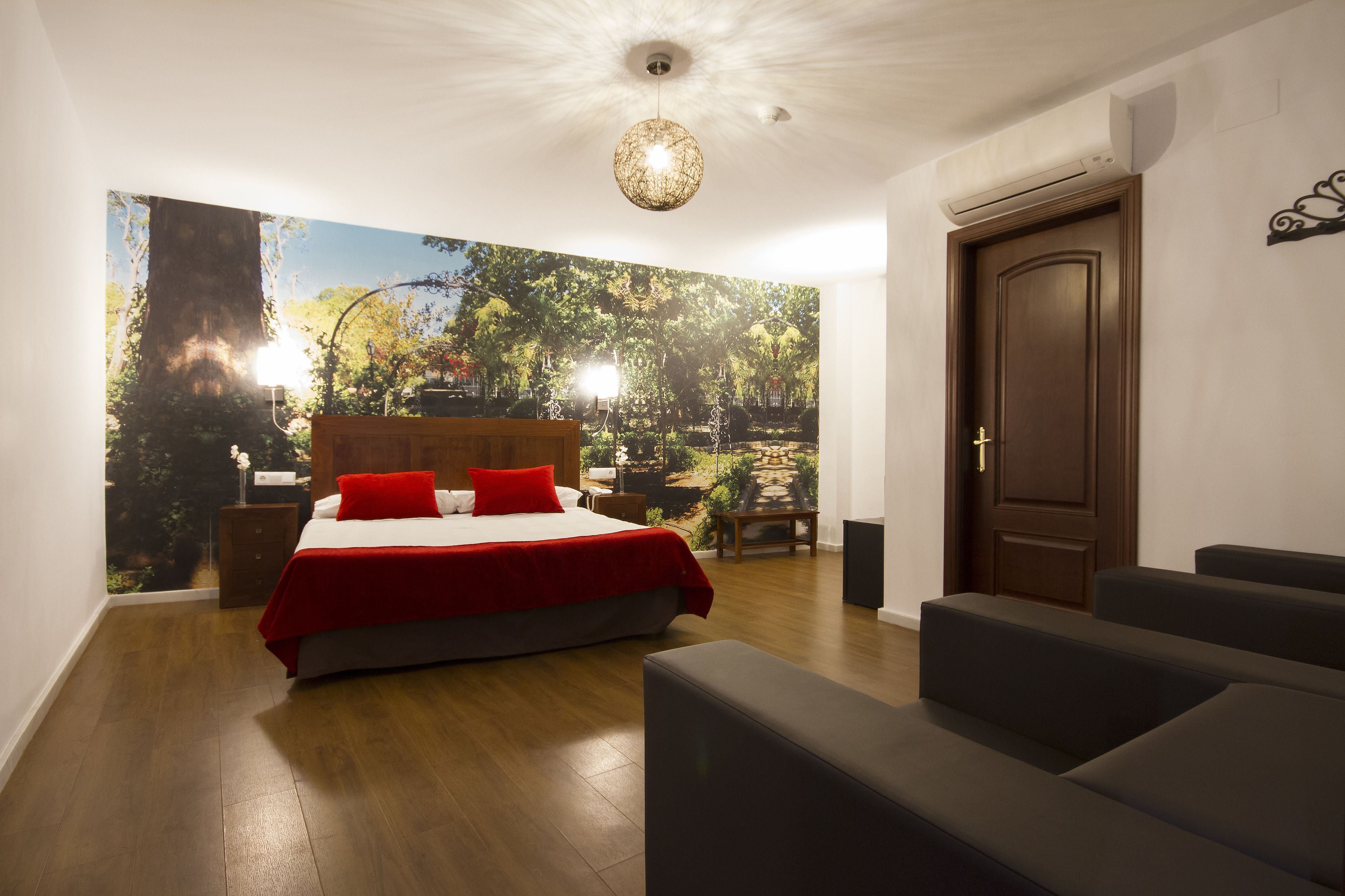 Safe på rommet, skrivebord, blendingsgardiner og wi-fi (inkludert)