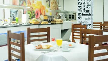 Daily buffet breakfast (EUR 12 per person)