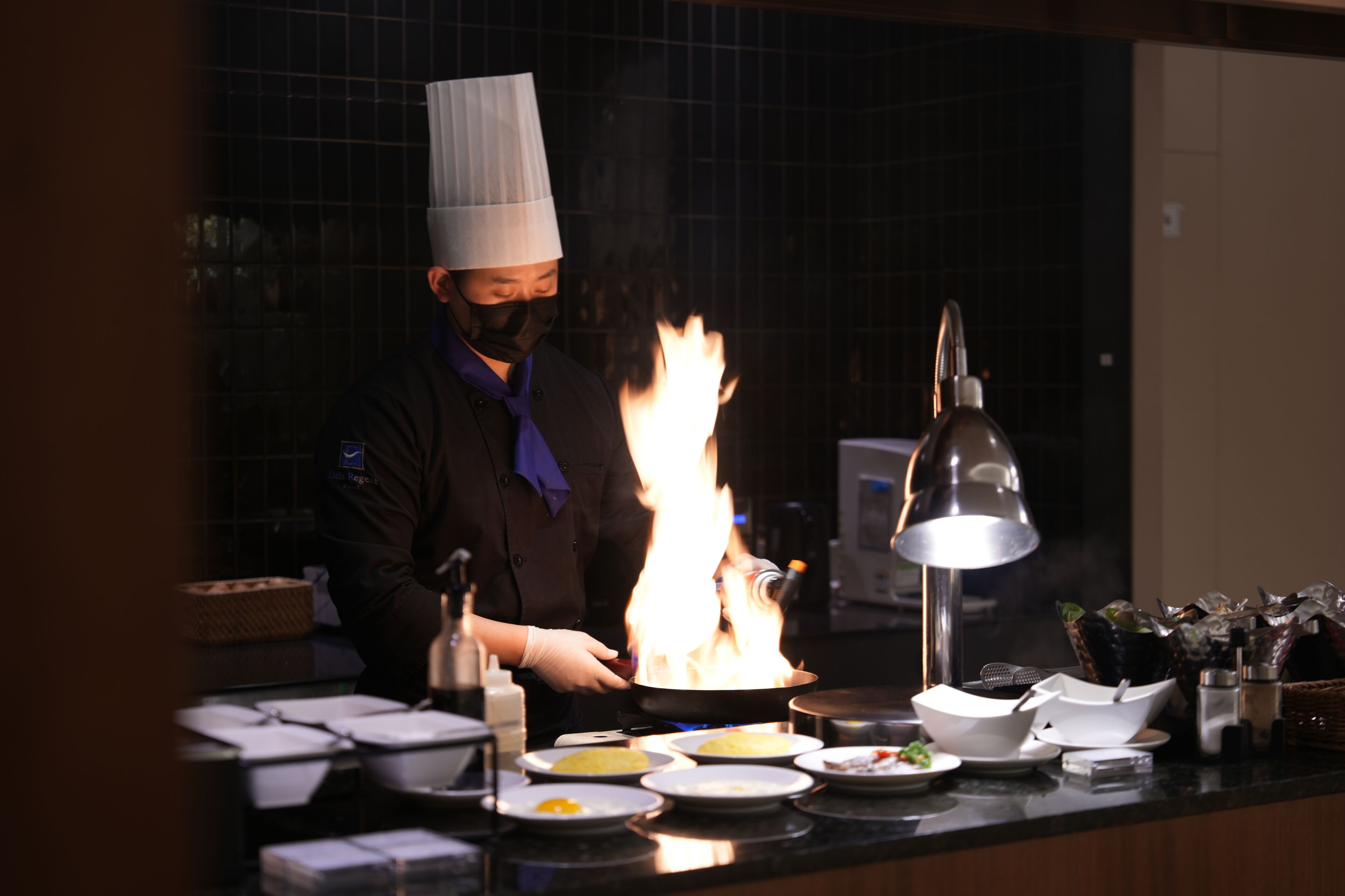 Frokostbuffé hver dag (KRW 33000 per person)