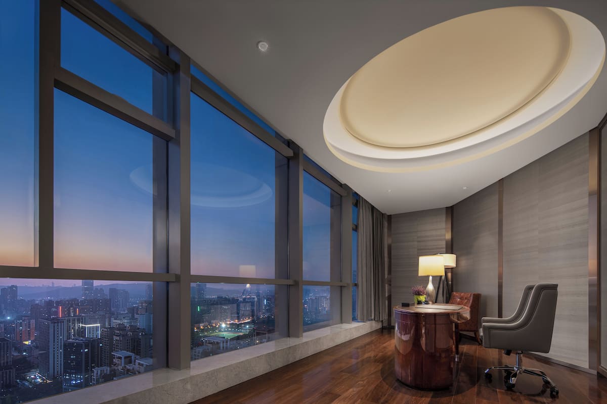 executive suite, 1 king bed, city view (presidential suite) | view from room