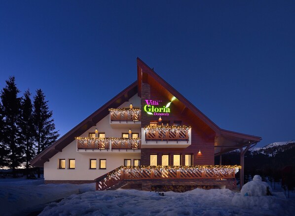 Voorkant van accommodatie