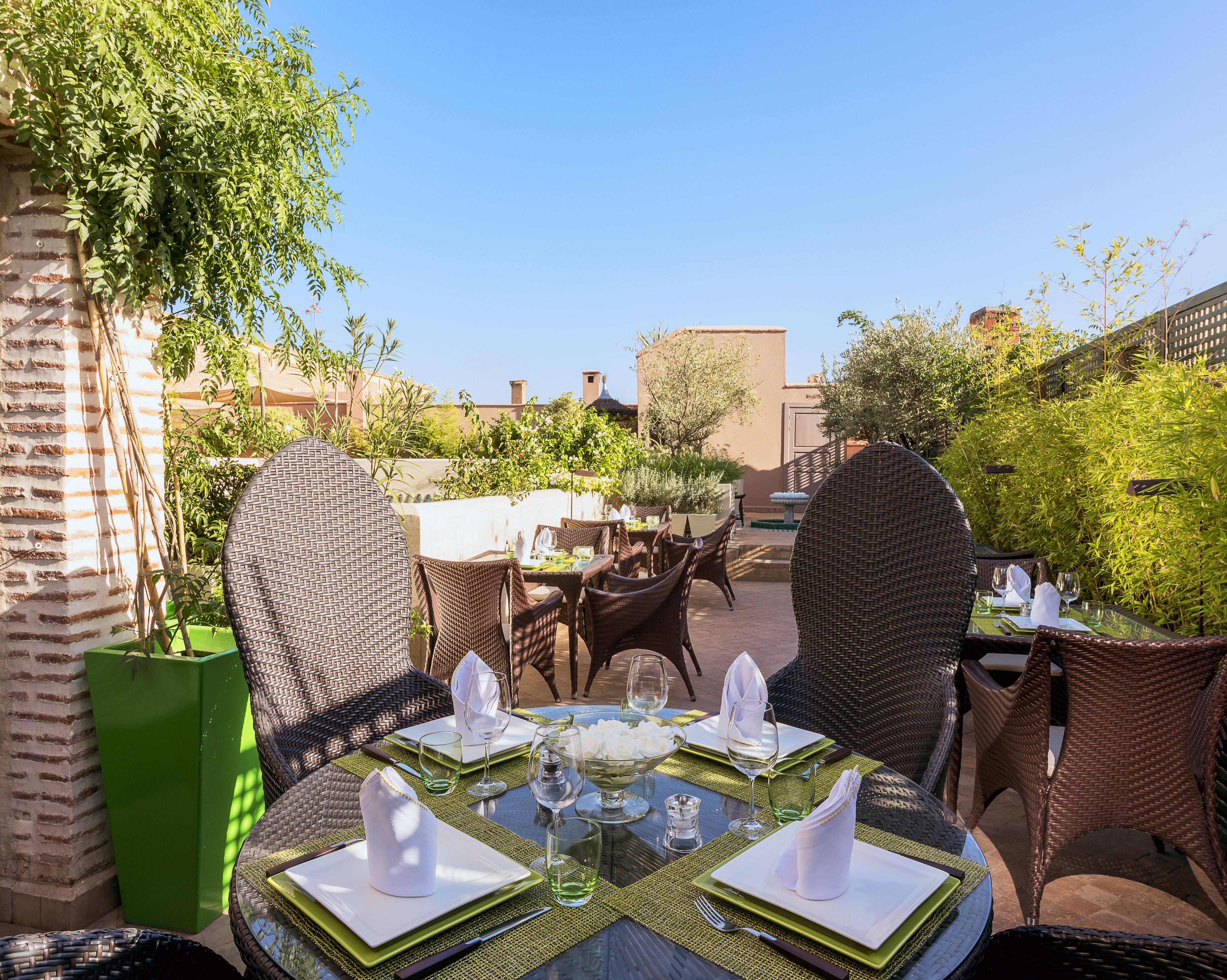 breakfast, lunch, dinner served; moroccan cuisine