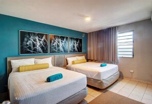 Family Apartment, 2 Bedrooms, Refrigerator | Individually decorated, individually furnished, blackout curtains, WiFi - Mont Caribe GuestHouse (San Juan)