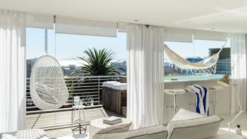 Apartment, 2 Bedrooms | Living room | LCD TV, fireplace