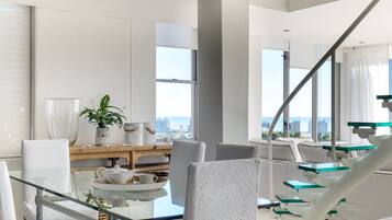 Apartment, 2 Bedrooms | Living room | LCD TV, fireplace