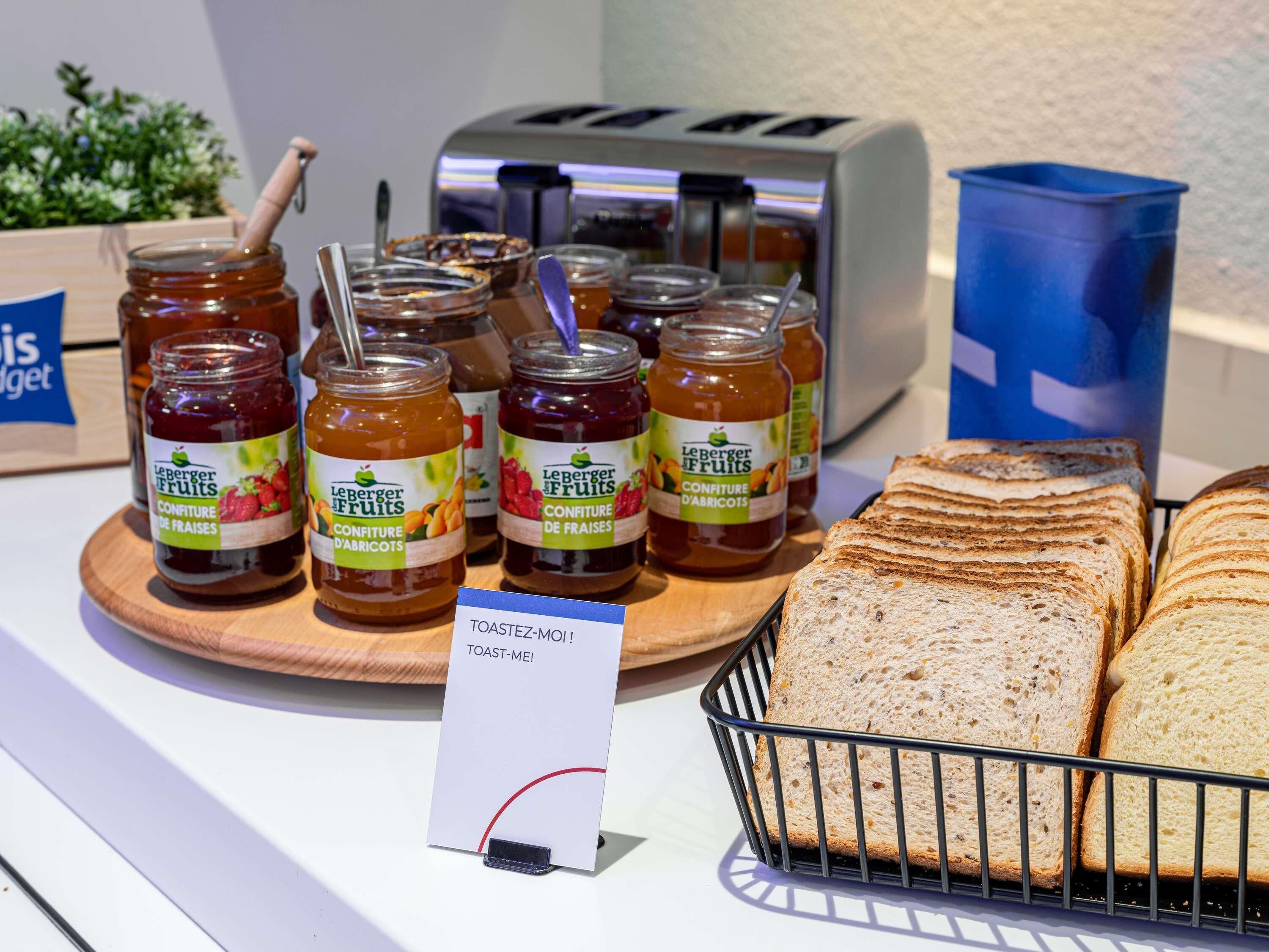 daily buffet breakfast (eur 8.9 per person)