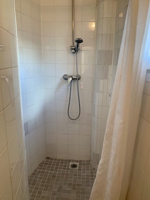 Hair dryer, towels