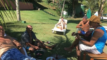 Vue depuis lâhĂ©bergement