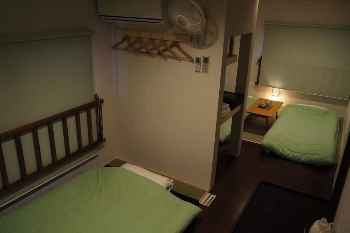 Blackout drapes, iron/ironing board (on request), WiFi (free)