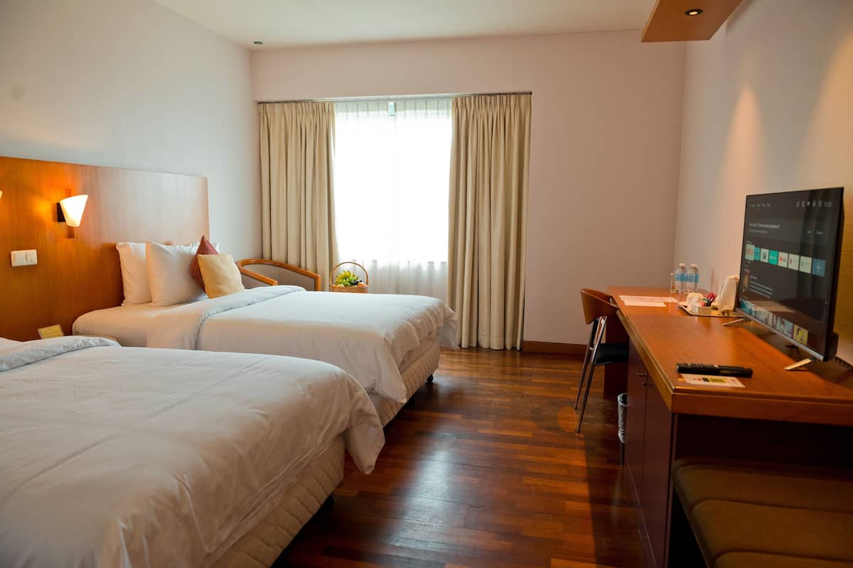 Chambre Exécutive Double ou avec lits jumeaux | 1 chambre, literie de qualité supérieure, bureau