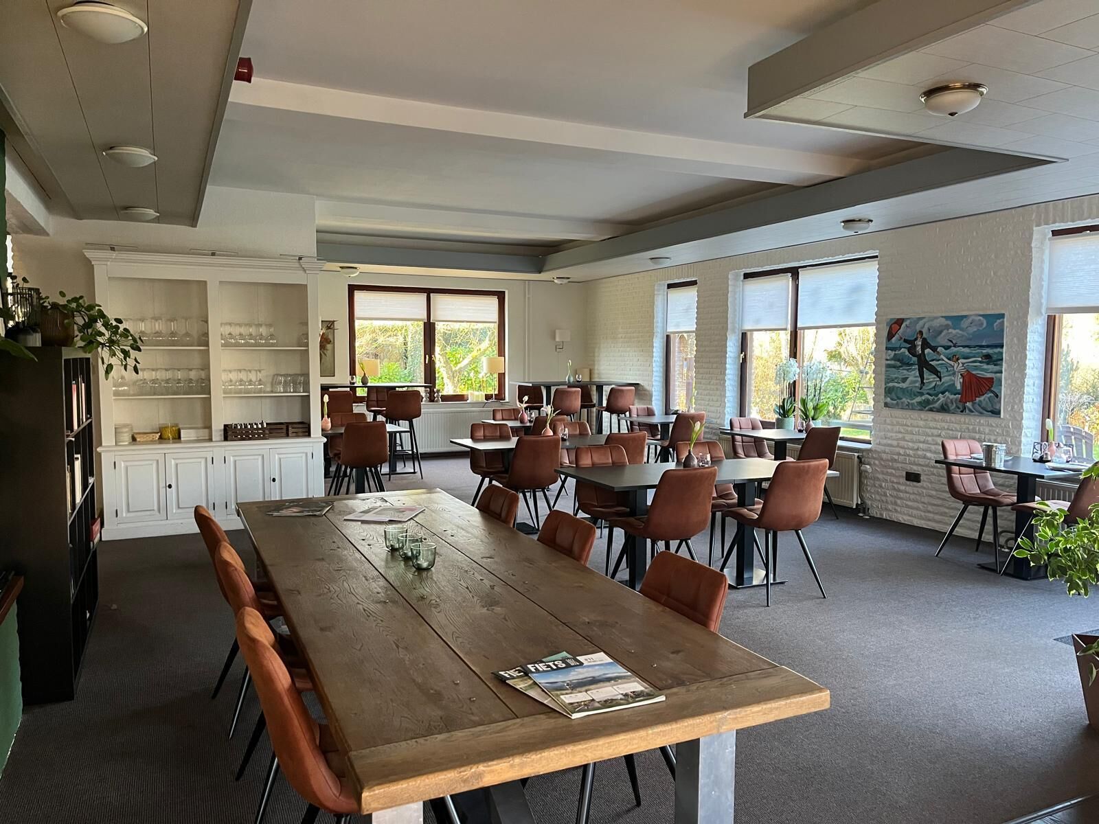 Serveert diner, internationale gerechten