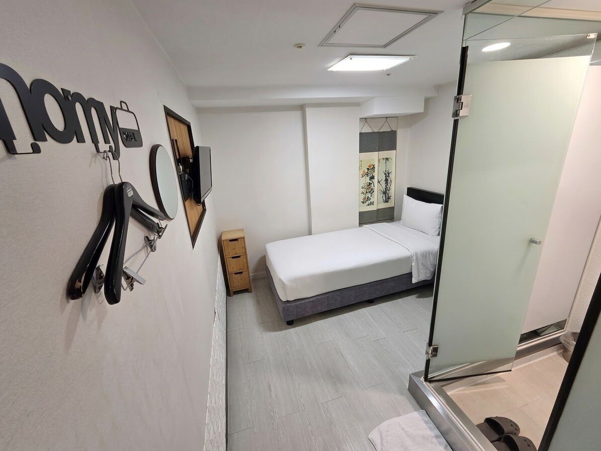 Blackout curtains, iron/ironing board, free WiFi, bed sheets